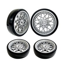 금속 결합기 휠 허브 육각 어댑터/업그레이드 휠/기어 리어 액슬 하우징/드라이브 샤프트 액세서리 Wpl D12 Rc 트럭 자동차 부품, [01] Silver wheel