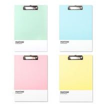 팬톤 A4 클립보드 메뉴판 서류받침 결재판, 옐로우