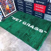 이케아 WET GRASS 오프화이트 러그 카페트 발매트