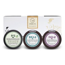 참건강마을 단짠 3종세트 (원당-소금) (400g~450g) (답례품 선물세트), 원당+모링가소금+톳가는소금