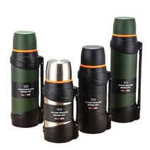 대용량 보온병 보온 보냉 마호병 등산 캠핑 물통 보냉병, 2.5L, 실버