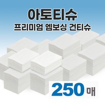 아토티슈 도톰한 접어진 엠보싱 건티슈 실속형 250매 청소포 소독티슈 향균티슈 행주 걸레 밀대걸레 밀대패드 학교방역티슈 물티슈 페이퍼타올 빨아쓰는 행주 향균 살균티슈 애견티슈