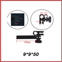 다이얼 게이지MAKLE-연장 테스트 다이얼 표시기 홀더 50/100/150/200mm 9mm 게이지 지지 스탠드, 02 50mm