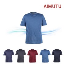 AIMUTU 아이스 쿨 반팔티셔츠 블루