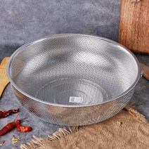 타공 스텐채반 야채바구니 34.5cm