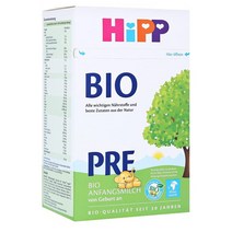 독일직구 독일 내수용 힙 바이오 프레 분유 신생아 초유 600g 1팩 HiPP Bio PRE 사은품 별도증정
