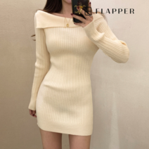 [플래퍼] FLAPPER 언발숄카라니트원피스_FB2WOP008C