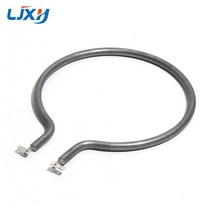 온수기 히터봉 온수 히터 ljxh 8mm insert style round heating tube for electric 베이킹 팬 전기 냄비 액세서리 철 코일 원형 히터 막대, 없음