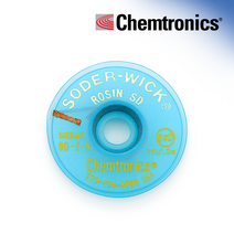 CHEMTRONICS WICK 80-2-5 솔더위크 납땜 제거 인두, 1개