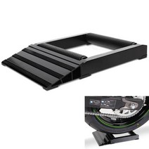 오토바이 바이크 자전거 합금 보수 정비 롤러 브래킷 수리 받침대 프레임 청소, 철 롤러 브래킷 (검정) + 체인 브러시