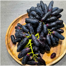 [20Brix 이상] 항공직송 고당도 프로미엄 블랙사파이어 가지포도 크림슨포도 탕후루 대표 과일 1kg/2kg, [20Brix 이상 고당도] 1kg, 1개