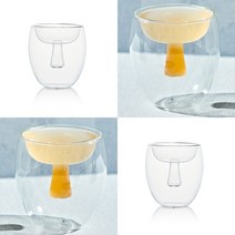 까사무띠 더블월 마티니 1P 120ML 홈카페컵 이중컵 홈카페샷 칵테일글라스 까사무띠컵 홈카페유리컵 유리잔