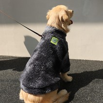 개타고니아 후리스 사모예드 대형견 애완동물 중형견 개리스 골든리트리버 뽀글이 집업, B. 5XL 가슴둘레 86cm