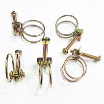 호스 조임용 철사밴드 30mm 5개 나사, 1
