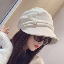 모자 여성 가을/겨울 새로운 철 라벨 베일리 캡 캐주얼 조커 머리 둘레 슬림 짧은 테두리 더미 어부의 모자