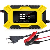 전체 자동차 바이크 오토바이 배터리 충전기 12V 6A 펄스 수리 LCD 디스플레이 스마트 AGM 딥 사이클 젤 납, 03 MULTI