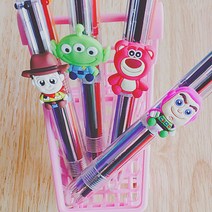 특이한 캐릭터 6색 볼펜, 버즈