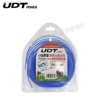 UDT 나일론줄 트위스트 사각형 2.4mm x 30m 70m 커터 예초기날 예초기부품, 2.4mmX70m(트위스트 사각형)