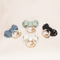 튜모 자동차 TPU 스마트 키케이스 키링 키홀더 포터2 스타렉스 폴딩키케이스, 추가상품-리본키링, 블랙