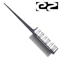 EZ 2in1 하이라이트 염색 틴팅 DIY 위빙 빗(802-블랙), 개별판매, 1