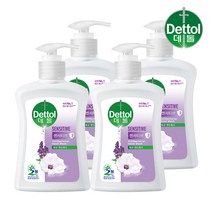 데톨 항균 핸드워시 250ml 4개 / 오리지널 스킨케어 센서티브, 데톨 핸드워시 오리지널 250ml 4개