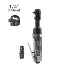 전동 공구 라쳇 에어 래칫 렌치 90psi 150rpm 1/4 quot고 토크 직각 가역 공압 도구 드롭 쉬핑