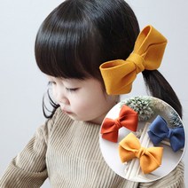 세인트모직빅리본집게핀