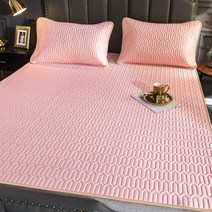 제빙기 차량용제빙기 산업용 제빙기 팥빙수 얼음 latex pad mat summer cool bed sheet solid color sleeping mat soft double, 라이트 핑크, 180x200cm-3pcs