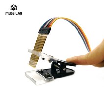 2.0mm 핀 피치 PCB 클램프 고정 장치 금도금 포고 3P 4P 5P 6P 7P 8P 9P 10P 프로브 클립 도구 프로그램, 02 2.0mm 1x4Pin, 한개옵션1