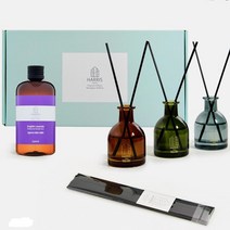 해리스 디퓨저세트(3in 1세트) 4가지 향 선택가능, 잉글리쉬라벤더, 본상품선택