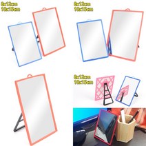 가라지팜 심플 클래식 사각 탁상거울 8X12CM 손거울디자인 공주거울 탁상사각거울, 10x15cm