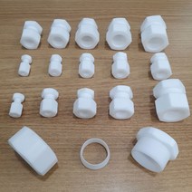 PTFE 테프론 파이프 유니온 마개 엔드캡 클로저 플러그 마감 [end cap closer plug 테플론 teflon], PBC-03
