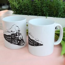 아트박스/꾸밈 tk355-디자인머그컵2p-모던기차, 본품