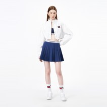 [아울렛]타미힐피거 로고 웨이스트밴드 플리츠 스커트 (T32D0WSC13TWT1C88)