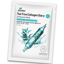 [NEW] 비아이펙트 티트리 콜라겐 다이어리 앰플마스크팩 25ml /리얼 티트리오일 함유/쿨링 진정팩, 1매입, 30매