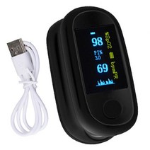 심박계 심박수측정 손가락 센서 시계 충전 손가락 맥박 산소 농도계 SpO2 혈액 포화도 모니터 속도 측정, 01 Transparent