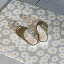 푹신한쿠션 생활방수 양면 PVC 주방매트 45x120x1.2싱크대 발매트, 데이지 플로어