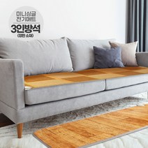 일월 미니 싱글 전기매트 장판소재 3인용 전기방석, 단품