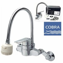 삼원수전 0894 자바라 온냉수 혼합 씽크대 수도꼭지, 색상:[색상]본상품