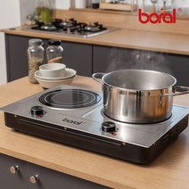독일BRAND 2구 하이라이트 전기레인지 /2400W 고출력 전기렌지/빠른가열