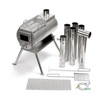가엔가 국내제작 K STOVE 휴대용 캠핑 화목난로 우드스토브, 본품-MCBB01, 1개