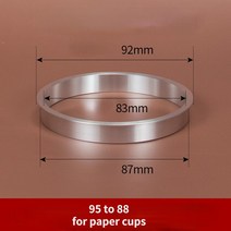 컵실링기 컵포장기계 음료실링기 카페 업소용 90/95 구경 컵 실러 알루미늄 링 라운드 밀크 티 자동 수동 밀봉 기계 스틸 부품 1 피스, [07] G, 7G