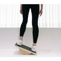 우드 밸런스보드 플랭크 코어 운동 기구 발란스보드 밸런스패드 햄스트링 스트레칭 중심잡기, 우드 밸런스 사각