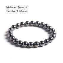 전자파 전자파차단 전자파차단스티커 보호필름 jd 천연 shungite 스톤 마그네틱 흑연 페르시 팔찌 bohe 라운드 검정 비즈 건강 관리 미네랄 팔찌 힐링 쥬얼리, 라운드테라헤르트-18919290