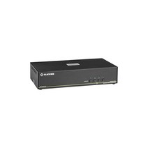 Black Box Network - SS4P-DH-DP-UCAC 블랙 박스 KVM 스위치 CAC 포함 4대의 컴퓨터 1 로컬유저 3840 x 2160-6 USB 데스크톱 10, 상세페이지 참조
