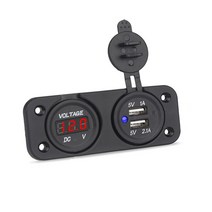 JENUS 방수소켓 USB 볼트미터 DIY용 캠핑카 보트용 시거소켓