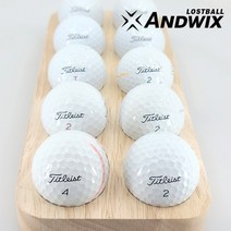 중고골프공 A- 타이틀 PRO V1 V1X 3피스 4피스 혼합 50개, 단품