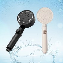 데이티거 온오프 수압상승 절수 샤워기 헤드 욕실 화장실, 화이트