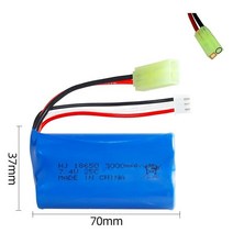 RC 배 선박 보트 18650 리포 배터리Udi U12A Syma S033g Q1 H100 H101 H102 H103 FT009 모델 부품EL2P 5bEA1, 06 1PCS Small Tamiya
