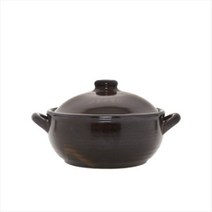 국산 된장 뚝배기 황토 내열 찌개 냄비 계란찜, 1개, 황토 손잡이 옹기방 소
